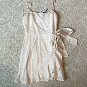 NWT South Moon Under Striped Wrap Dress